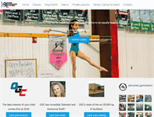 Tablet Screenshot of oconeegymnastics.com